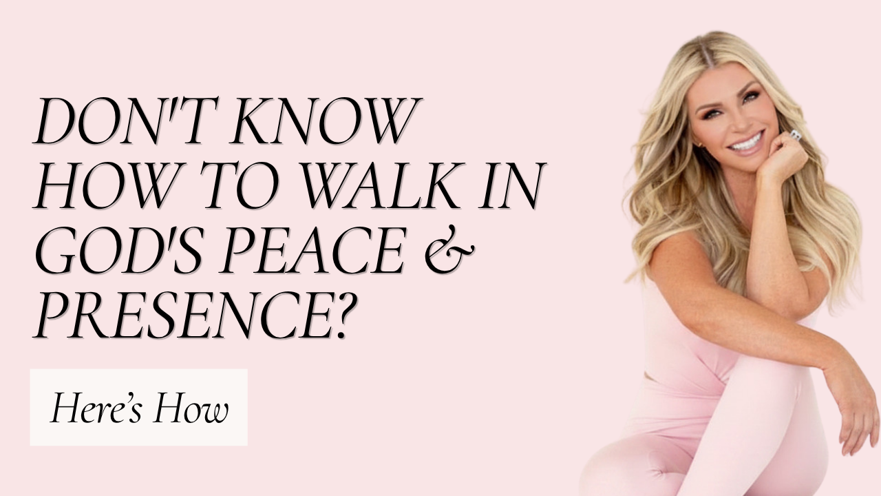 Kim Dolan Leto Living God's Way Podcast teaching Christian women how to walk in God's peace and presence every day