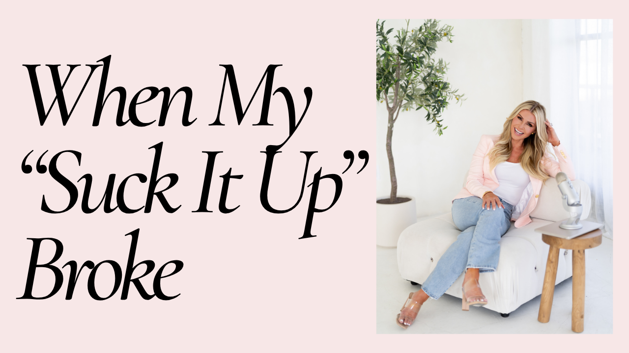 Kim Dolan Leto shares what God showed her when her “suck it up” broke.